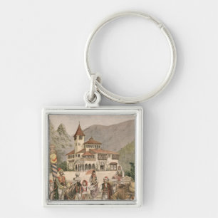 The Bosnian Pavilion at the Universal Exhibition Keychain