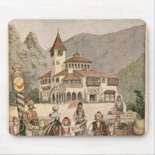 The Bosnian Pavilion at the Universal Exhibition Mouse Pad