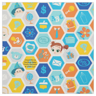 The Boss Baby: Family Business   Hexagonal Pattern Fabric