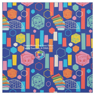 The Boss Baby: Family Business   Retro Pattern Fabric
