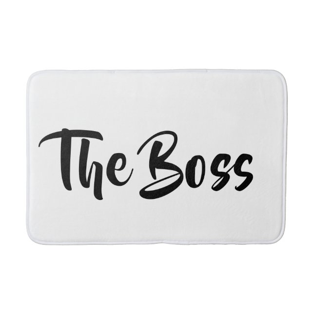 THE BOSS BATH MAT (Front)