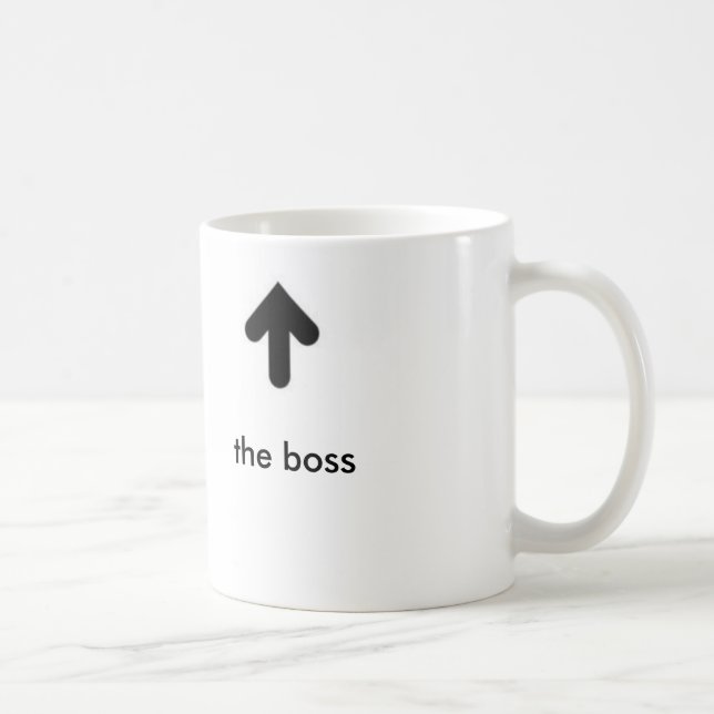 the boss coffee mug (Right)