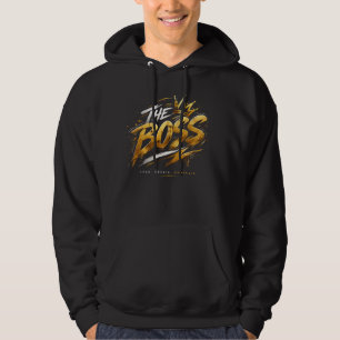 The Boss Crown – Gold Streetwear Power Hoodie 🔥