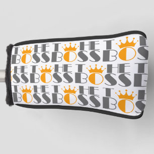 The Boss crown Golf Head Cover
