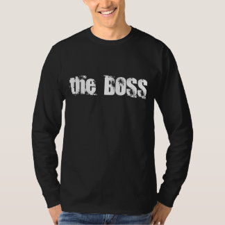 The Boss Funny T-shirt Black