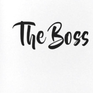 THE BOSS GLASS COASTER