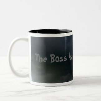 The Boss is in a BAD mood! Two-Tone Coffee Mug