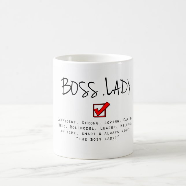 The Boss Lady Coffee Mugs® Mug (Center)