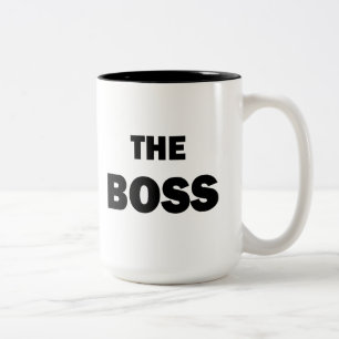 The Boss mug dual sides