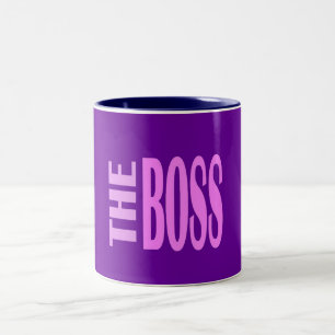 THE BOSS PINKY Two-Tone COFFEE MUG