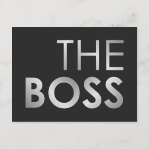 The Boss Postcard