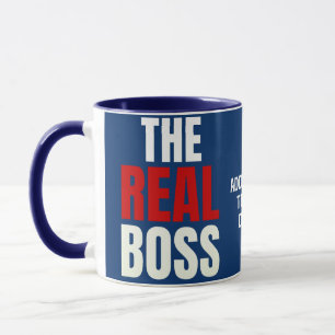 The Boss Real Couple Anniversary Crewneck Mug