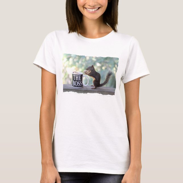 The Boss Squirrel T-Shirt (Front)