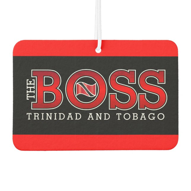 The BOSS (Trinidad and Tobago) Air Freshener (Front)