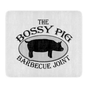 The Bossy Pig Barbecue Joint Cutting Board