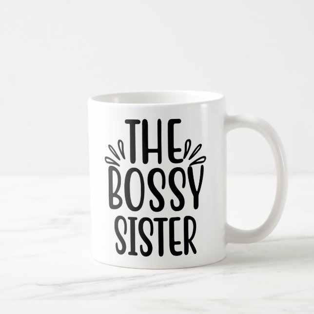 The Bossy Sister Tumbler Mug Gift Idea (Right)