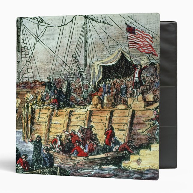 The Boston Tea Party, 16th December 1773 Binder (Front/Inside)