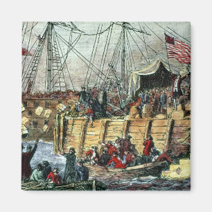 The Boston Tea Party, 16th December 1773 Magnet