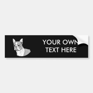 THE BOSTON TERRIER BUMPER STICKER