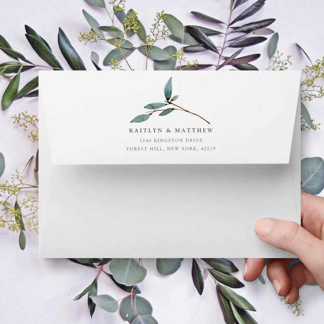 The Botanical Bliss Wedding Collection Envelope (Creator Uploaded)