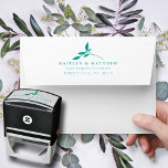 The Botanical Bliss Wedding Collection Self-inking Stamp<br><div class="desc">Celebrate in style with this elegant and very romantic wedding return address self-inking stamp. This design is easy to personalize with your return name and address and your guests will be thrilled when they see this stamped onto their wedding invitation envelopes and RSVP card envelopes adding a professional finishing touch...</div>