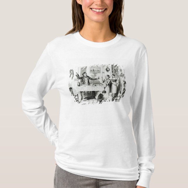 The Bottle, Plate I T-Shirt (Front)