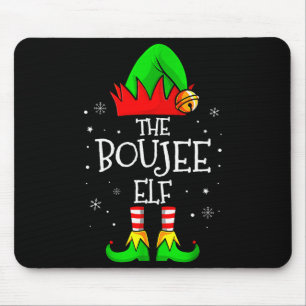 The Boujee Elf Group Matching Family Christmas Xma Mouse Pad
