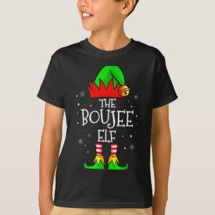 The Boujee Elf Group Matching Family Christmas Xma T-Shirt