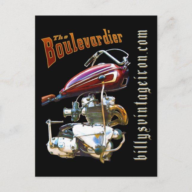 The Boulevardier Postcard (Front)