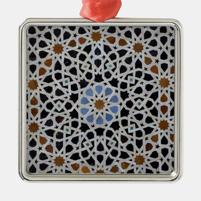 The Bounania Medersa, Fez Morocco Metal Ornament (Front)