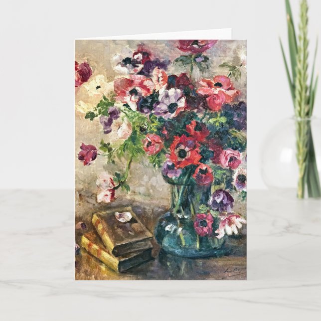 The Bouquet of Anemones | Luce Boyals Card (Front)