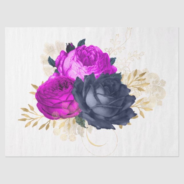 The Bouquet Series Design 27 Tissue Paper (Front)