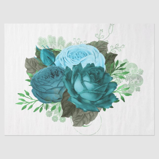 The Bouquet Series Design 50 Tissue Paper (Front)