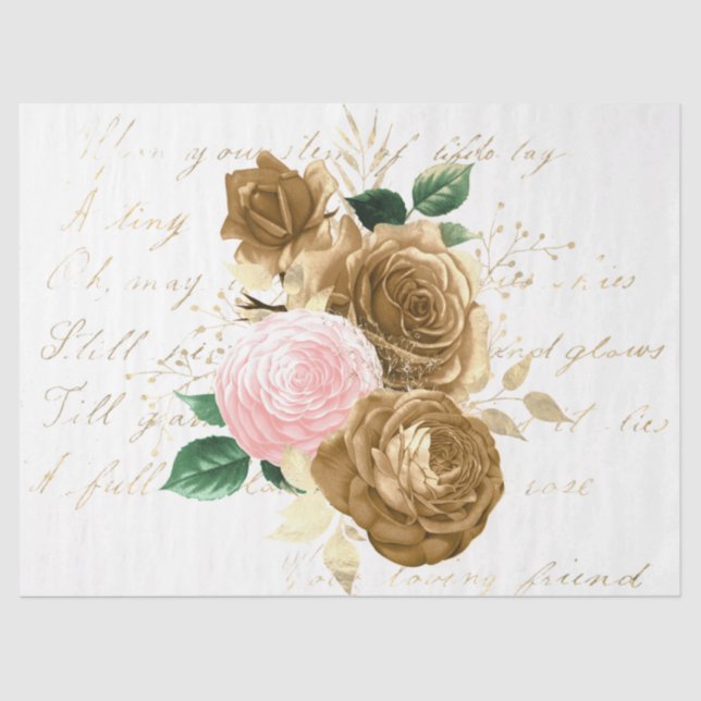 The Bouquet Series Design 88 Tissue Paper (Front)