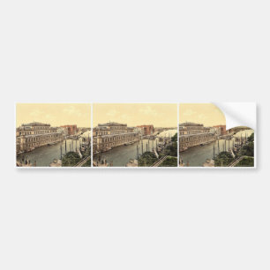 The bourse and harbour, Konigsberg, East Prussia, Bumper Sticker