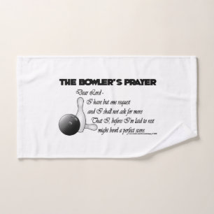 The Bowler's Prayer Hand Towel
