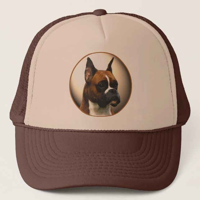 The Boxer Dog Trucker Hat (Front)