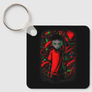 The Boy and the Machines Keychain