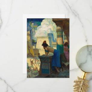 The Boy, Moses by Newell Convers Wyeth Thank You Card