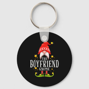 The Boyfriend Gnome Christmas Matching Keychain
