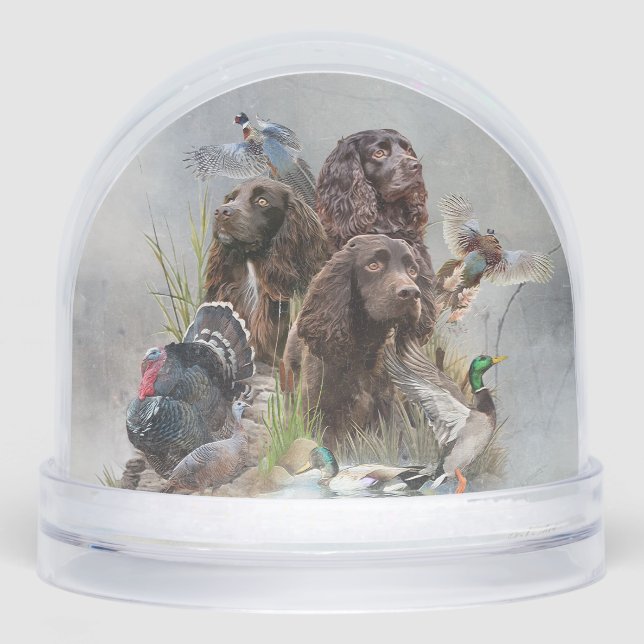 The Boykin Spaniel Snowglobe (Front)