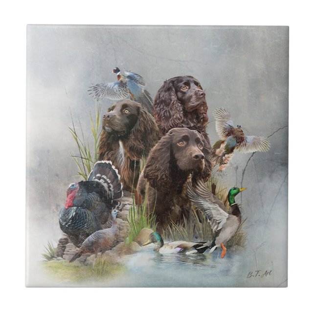 The Boykin Spaniel Tile (Front)