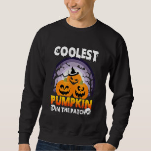 the boys halloween coolest pumpkin in the patch pu sweatshirt