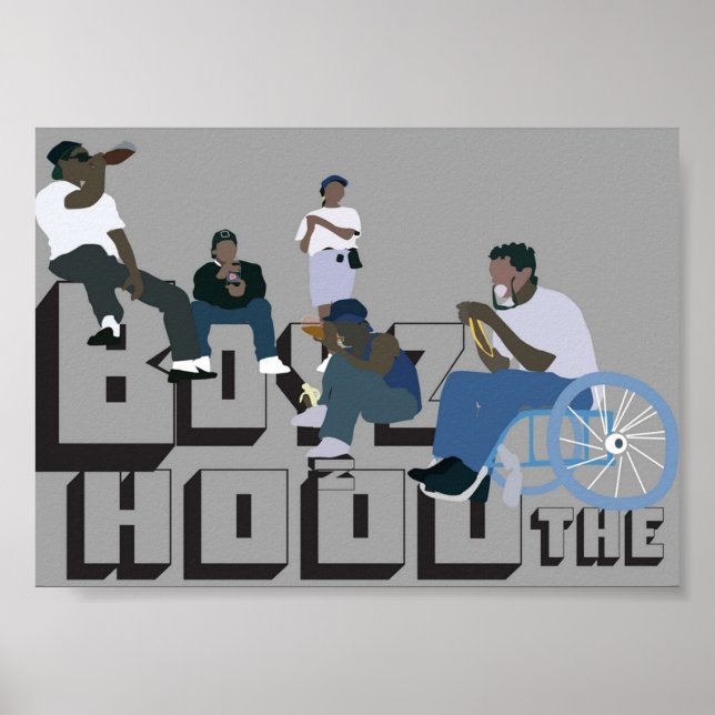The boys in the hood  poster (Front)