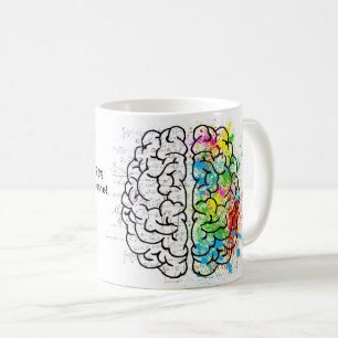 The brain uses 20% of all the oxygen we breathe! coffee mug