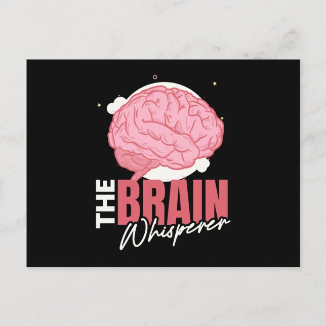 The Brain Whisperer Neurology Science Postcard (Front)