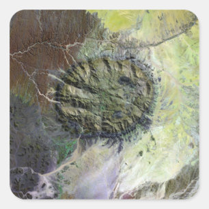 The Brandberg Massif in Northen Namibia Square Sticker