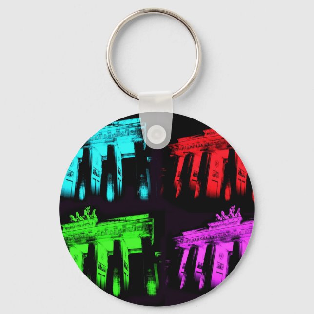 The Brandenburg Gate Collage Keychain (Front)