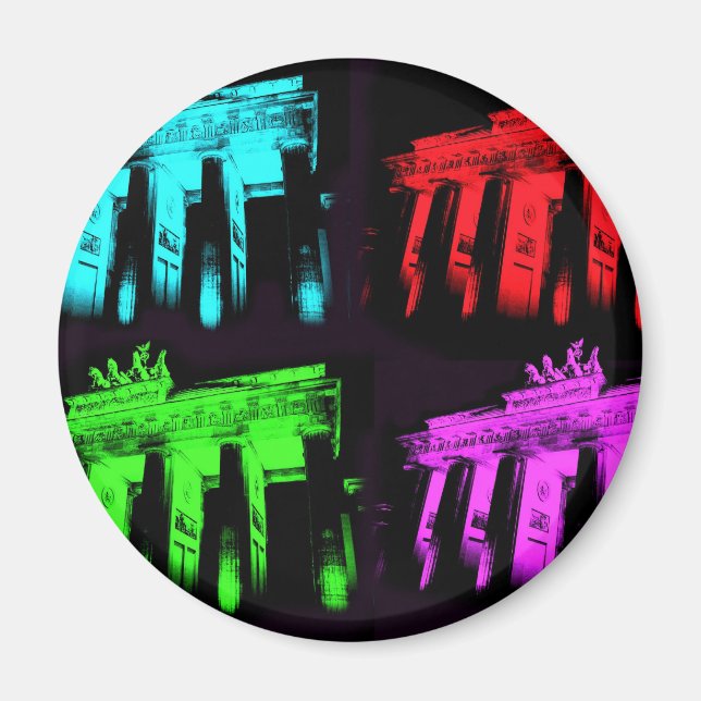 The Brandenburg Gate Collage Magnet (Front)