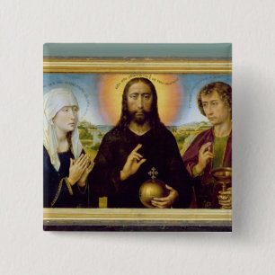 The Braque Family Triptych, St. John the 2 Inch Square Button
